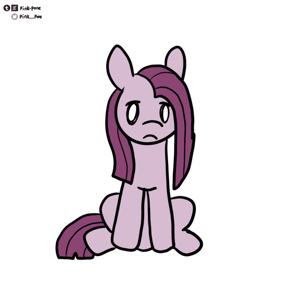 Size: 900x900 | Tagged: safe, artist:pink-pone, derpibooru import, pinkie pie, earth pony, pony, animated, eyes closed, frame by frame, gif, image, pinkamena diane pie, simple background, squigglevision, white background
