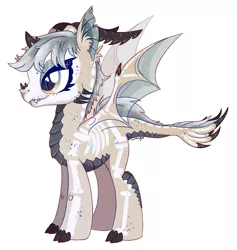 Size: 1864x1964 | Tagged: safe, artist:strangle12, derpibooru import, oc, unofficial characters only, pony, bat wings, clothes, costume, eyelashes, horns, image, png, simple background, skeleton costume, solo, white background, wings