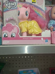 Size: 3000x4000 | Tagged: safe, derpibooru import, pinkie pie, earth pony, clothes, dress, image, jpeg, merchandise, photo, shelf, solo, store, toy