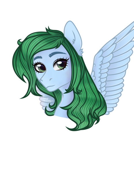 Size: 3800x4900 | Tagged: safe, artist:77jessieponygames77, derpibooru import, oc, unofficial characters only, pegasus, pony, bust, eyelashes, female, image, mare, pegasus oc, png, simple background, solo, transparent background, wings