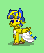 Size: 64x76 | Tagged: safe, artist:dematrix, derpibooru import, ponified, alicorn, cat, cat pony, original species, pony, pony town, animal crossing, animated, ankha, clothes, cute, dress, egyptian, female, gif, green background, image, nintendo, pixel art, simple background, trotting