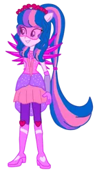 Size: 663x1205 | Tagged: safe, artist:amity hsu, oc, equestria girls, crystal guardian, image, png, solo