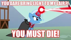 Size: 1280x720 | Tagged: safe, derpibooru import, edit, edited screencap, screencap, trixie, magic duel, alicorn amulet, caption, cd-i, ganon, image, image macro, jpeg, reference, text, the legend of zelda, zelda cdi, zelda: the wand of gamelon