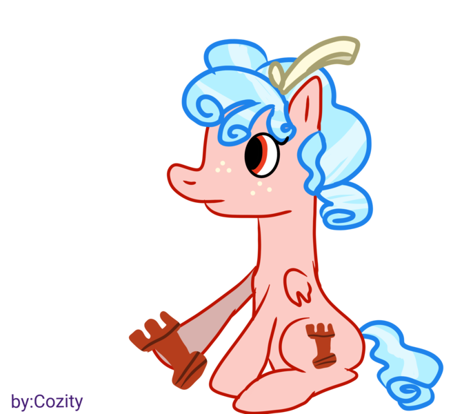 Size: 4000x3580 | Tagged: safe, artist:aonatsu_ki, derpibooru import, cozy glow, pegasus, pony, 1000 hours in ms paint, :|, bow, chess piece, cozy glow's bow, female, filly, foal, folded wings, freckles, hair bow, image, looking at something, png, rook, simple background, sitting, solo, transparent background, wings