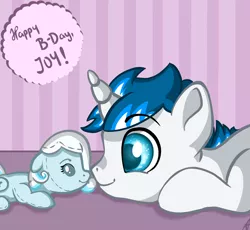 Size: 1280x1177 | Tagged: safe, artist:appleneedle, derpibooru import, oc, oc:snowdrop, oc:unhappy joy, pony, unicorn, art, bday, birthday, character, digital, draw, drawing, fanart, image, jpeg, love, plushie, present