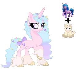 Size: 3446x3199 | Tagged: safe, artist:vernorexia, artist:whiteplumage233, derpibooru import, izzy moonbow, pony, unicorn, base used, blaze (coat marking), bow, coat markings, colored hooves, eyelashes, facial markings, flower, flower in hair, flower in tail, fusion, g5, g5 concept leak style, image, pastel, png, purple eyes, simple background, socks (coat marking), solo, tail, tail bow, transparent background, tulip, unshorn fetlocks, webkinz, webkinz tulip pony