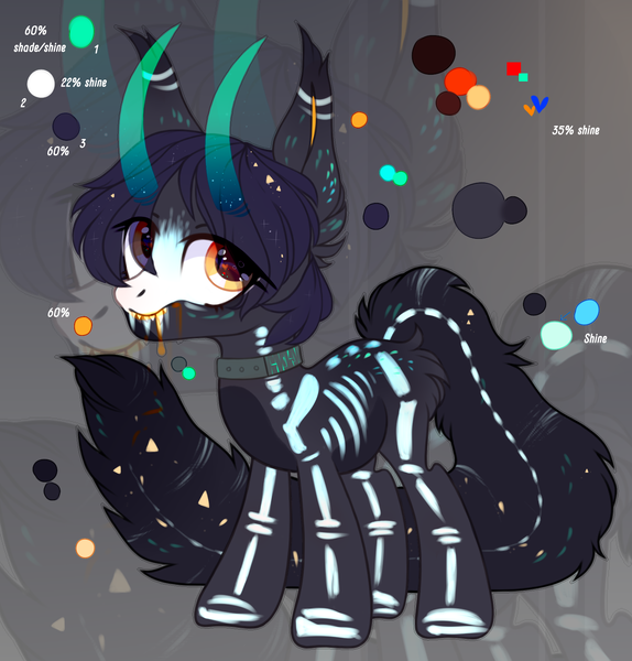 Size: 1485x1551 | Tagged: safe, artist:strangle12, derpibooru import, oc, unofficial characters only, bicorn, pony, base used, clothes, costume, ear fluff, eyelashes, female, horn, image, mare, multiple horns, png, skeleton costume, smiling, zoom layer