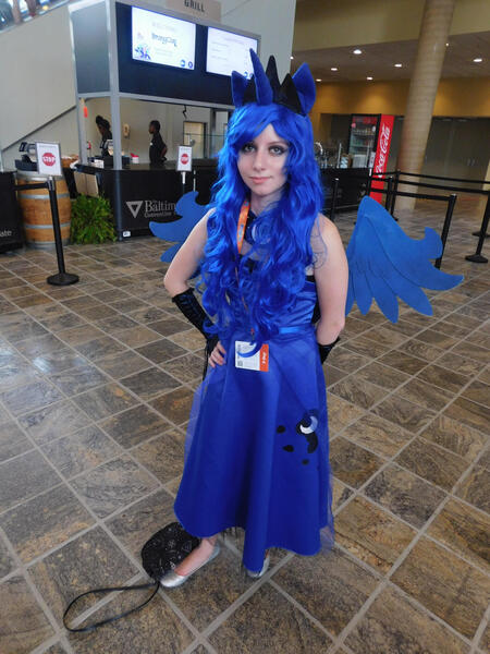 Size: 2121x2828 | Tagged: safe, artist:brinycosplay, derpibooru import, princess luna, human, bronycon, bronycon 2016, clothes, cosplay, costume, high res, image, irl, irl human, jpeg, photo