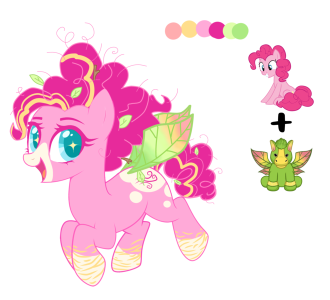 Size: 3464x3151 | Tagged: safe, artist:mint-light, artist:vernorexia, derpibooru import, pinkie pie, oc, dryad, pegasus, pony, adoptable, base used, blaze (coat marking), blue eyes, coat markings, colored eyelashes, colored wings, facial markings, flying, fusion, g4, gradient wings, image, leaf wings, leaves, messy mane, multicolored mane, pegasus pinkie pie, png, race swap, socks (coat marking), solo, spotted, stick, stripes, webkinz, webkinz earthly pegasus, wings