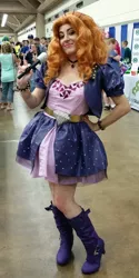 Size: 1729x3468 | Tagged: safe, artist:briannacherrycosplay, artist:owl-eye-2010, derpibooru import, adagio dazzle, human, bronycon, bronycon 2016, equestria girls, clothes, cosplay, costume, image, irl, irl human, jpeg, photo