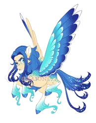 Size: 3500x4500 | Tagged: safe, artist:gigason, derpibooru import, oc, oc:trochilidae, hybrid, pony, colored wings, female, image, mare, multicolored wings, obtrusive watermark, offspring, parent:autumn blaze, parent:flash sentry, png, simple background, solo, transparent background, unshorn fetlocks, watermark, wings