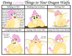 Size: 2167x1703 | Tagged: safe, artist:aleximusprime, derpibooru import, oc, oc:buttercream, oc:buttercream the dragon, dragon, bashful, belly, big belly, blushing, chubby, cute, doing loving things, dragoness, fat, female, hands on cheeks, heart shaped, image, looking at you, meme, petting, plump, png, shocked, sitting, staring at you, staring into your soul, talking