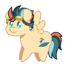 Size: 1280x1280 | Tagged: artist needed, source needed, safe, derpibooru import, oc, unofficial characters only, pegasus, pony, chibi, goggles, image, pegasus oc, png, simple background, solo, transparent background, wings