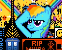 Size: 778x618 | Tagged: safe, derpibooru import, rainbow dash, image, pixel art, png, r/place