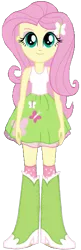 Size: 183x563 | Tagged: safe, artist:liggliluff, artist:rupahrusyaidi, derpibooru import, fluttershy, equestria girls, background removed, boots, clothes, high heel boots, image, png, shirt, shoes, skirt, socks, solo
