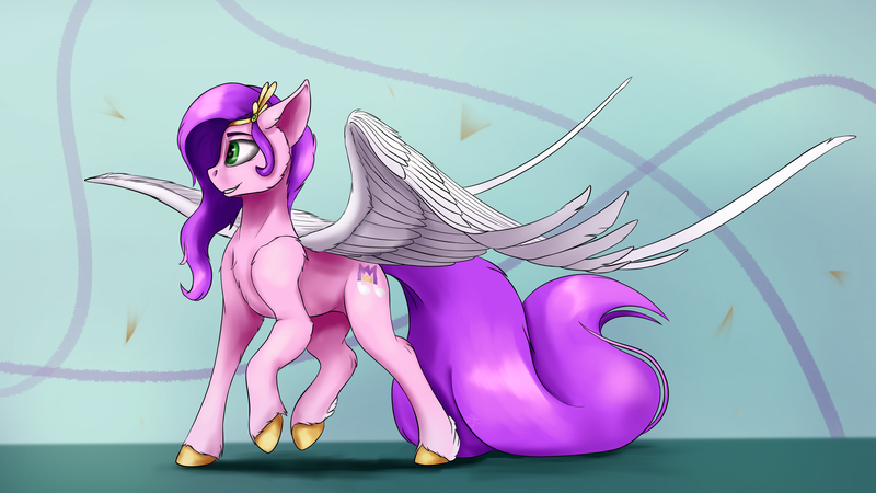 Size: 3840x2160 | Tagged: safe, artist:tenebrisnoctus, derpibooru import, pipp petals, pegasus, pony, g5, image, png, solo