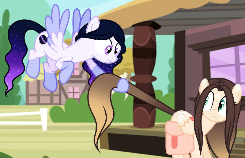 Size: 1280x827 | Tagged: safe, artist:cindydreamlight, derpibooru import, oc, oc:cindy, oc:night light star, unofficial characters only, pegasus, pony, bag, female, image, jpeg, mare, saddle bag