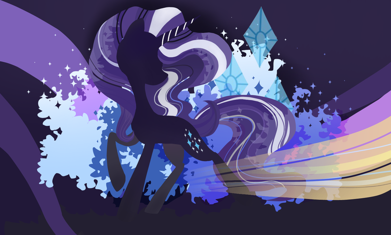 Size: 1500x900 | Tagged: safe, artist:rily, derpibooru import, nightmare rarity, rarity, pony, unicorn, g4, image, png