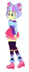 Size: 1900x4595 | Tagged: safe, artist:gmaplay, derpibooru import, supernova zap, equestria girls, image, png, rear view, solo