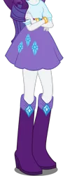 Size: 771x1919 | Tagged: safe, artist:xebck, derpibooru import, rarity, equestria girls, belt, boots, boots shot, clothes, high heel boots, image, legs, pants, pictures of legs, png, shirt, shoes, simple background, skirt, solo, transparent background