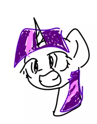 Size: 778x997 | Tagged: safe, artist:discocade, derpibooru import, twilight sparkle, image, png, simple background, sketch, smiling, solo, white background