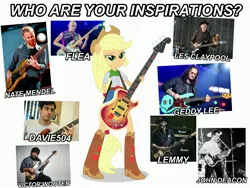 Size: 4096x3072 | Tagged: safe, derpibooru import, applejack, human, bass guitar, davie504, foo fighters, geddy lee, image, irl, irl human, john deacon, jpeg, lemmy, les claypool, motorhead, musical instrument, nate mendel, photo, queen (band), red hot chili peppers, rush, rush (band), victor wooten