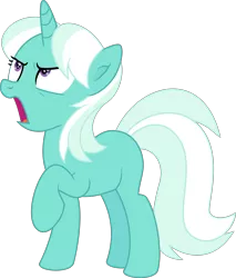 Size: 3323x3903 | Tagged: safe, artist:thatusualguy06, derpibooru import, pony, unicorn, triple threat, .svg available, angry, blank flank, d:, female, image, mare, no cutie marks because im lazy, open mouth, png, simple background, solo, transparent background, vector