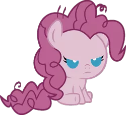 Size: 875x800 | Tagged: safe, artist:foxyfell1337, derpibooru import, mean pinkie pie, pony, the mean 6, baby, baby pony, clone, image, png, simple background, solo, transparent background, younger