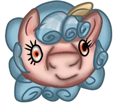 Size: 4000x3580 | Tagged: artist needed, source needed, safe, derpibooru import, cozy glow, pegasus, pony, bow, cozy glow's bow, creepy, disembodied head, female, filly, foal, hair bow, head only, image, looking at you, nightmare fuel, png, simple background, transparent background, uncanny valley
