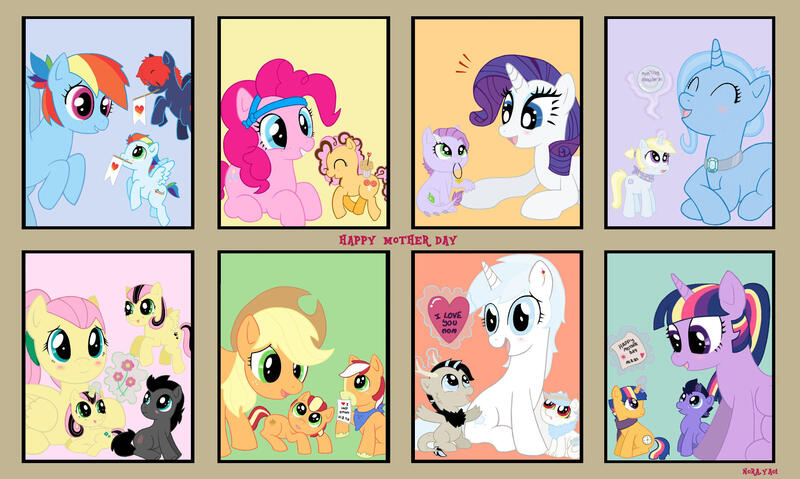 Size: 2362x1414 | Tagged: safe, artist:rukawa93, derpibooru import, applejack, fluttershy, pinkie pie, rainbow dash, rarity, trixie, twilight sparkle, twilight sparkle (alicorn), oc, oc:chaos, oc:crystal gem, oc:fauna, oc:flora, oc:golden blaze, oc:harmony, oc:iceblue, oc:jonagold, oc:lumina, oc:omega, oc:red chief, oc:rocket, oc:sweet waffle, oc:thunderhead, oc:wildlife, alicorn, dracony, earth pony, hybrid, pegasus, pony, unicorn, colt, draconequus hybrid, female, filly, foal, image, interspecies offspring, jpeg, male, mane six, mare, mother and child, mother's day, offspring, parent:applejack, parent:cheese sandwich, parent:discord, parent:flash sentry, parent:flim, parent:fluttershy, parent:king sombra, parent:oc:iceblue, parent:pinkie pie, parent:prince blueblood, parent:rainbow dash, parent:rarity, parent:soarin', parent:spike, parent:trixie, parent:twilight sparkle, parents:bluetrix, parents:canon x oc, parents:cheesepie, parents:flashlight, parents:flimjack, parents:soarindash, parents:sombrashy, parents:sparity