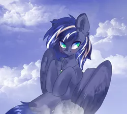 Size: 3000x2700 | Tagged: safe, artist:tosha_papuru0404, derpibooru import, oc, oc:lightning flare, pegasus, commission, image, png, solo, ych result