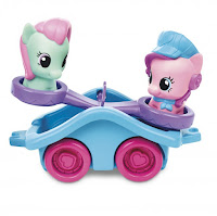 Size: 200x199 | Tagged: safe, derpibooru import, minty, pinkie pie, earth pony, pony, conductor, conductor hat, duo, duo female, female, g4, image, jpeg, picture for breezies, playskool, playskool friends, simple background, toy, train, vehicle, white background