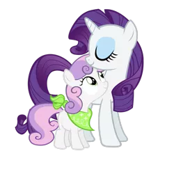 Size: 2449x2449 | Tagged: safe, artist:arvyr, derpibooru import, rarity, sweetie belle, pony, unicorn, duo, female, filly, foal, high res, image, mare, png, siblings, simple background, sisters, transparent background, vector