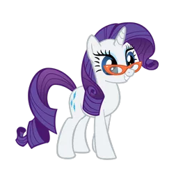 Size: 2449x2449 | Tagged: safe, artist:theaceofspadez, derpibooru import, rarity, pony, unicorn, female, glasses, high res, image, mare, png, rarity's glasses, simple background, solo, transparent background, vector