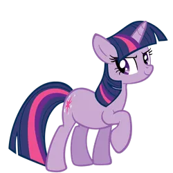 Size: 2449x2449 | Tagged: safe, artist:theaceofspadez, derpibooru import, twilight sparkle, pony, unicorn, female, high res, image, mare, png, simple background, solo, transparent background, unicorn twilight, vector