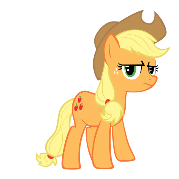 Size: 2449x2449 | Tagged: safe, artist:lcpsycho, derpibooru import, applejack, earth pony, pony, applejack's hat, cowboy hat, female, hat, high res, image, mare, png, simple background, solo, transparent background, vector