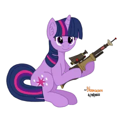 Size: 1233x1117 | Tagged: safe, artist:bloonacorn, derpibooru import, twilight sparkle, unicorn, /mlp/, /mlp/ tf2 general, image, png, simple background, solo, team fortress 2, transparent background, unicorn twilight