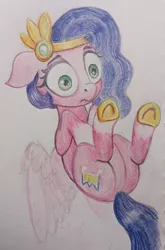 Size: 528x800 | Tagged: safe, artist:ponsce, derpibooru import, pipp petals, pony, g5, image, jpeg, solo, traditional art