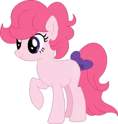Size: 365x384 | Tagged: safe, artist:selenaede, artist:victorfazbear, artist:wolframlogistics, derpibooru import, cotton candy (g1), earth pony, pony, base used, bow, g1, g1 to g4, g4, generation leap, image, png, simple background, tail, tail bow, transparent background
