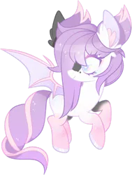 Size: 1209x1598 | Tagged: safe, artist:cafne, derpibooru import, oc, unofficial characters only, bat pony, pony, base used, bat pony oc, bat wings, ear fluff, ethereal mane, eyelashes, female, hoof polish, image, looking back, mare, png, simple background, smiling, solo, starry mane, transparent background, wings