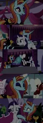 Size: 1280x3600 | Tagged: safe, edit, edited screencap, editor:jerryakiraclassics19, screencap, rarity, sassy saddles, pony, unicorn, canterlot boutique, forever filly, rarity investigates, '90s, clothes, dress, eyes closed, female, hug, image, mare, open mouth, png, smiling, teary eyes