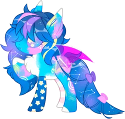 Size: 1520x1446 | Tagged: safe, artist:cafne, derpibooru import, oc, unofficial characters only, bat pony, pony, base used, bat pony oc, bat wings, chest fluff, constellation, ear fluff, ethereal mane, eyelashes, female, image, mare, png, raised hoof, simple background, smiling, solo, starry eyes, starry mane, transparent background, wingding eyes, wings