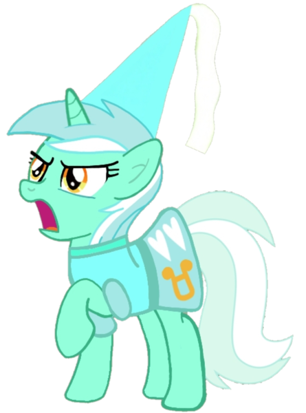 Size: 720x971 | Tagged: safe, artist:darlycatmake, derpibooru import, lyra heartstrings, unicorn, angry, clothes, dress, dressup, hennin, image, lyra is not amused, meme, open mouth, png, princess, princess hat, princess lyra heartstrings, rage face, serious, serious face, unamused, wat, what the hay?, wtf