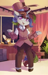 Size: 2618x4096 | Tagged: safe, artist:saxopi, derpibooru import, oc, unofficial characters only, semi-anthro, unicorn, image, jpeg, solo