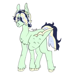Size: 1280x1280 | Tagged: safe, artist:candieddread, derpibooru import, oc, unofficial characters only, pegasus, pony, chest fluff, hair over one eye, image, magical gay spawn, offspring, parent:big macintosh, parent:soarin', parents:soarmac, pegasus oc, png, simple background, smiling, solo, transparent background, unshorn fetlocks, wings