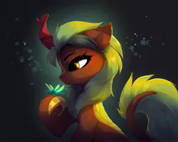 Size: 3810x3048 | Tagged: safe, artist:magnaluna, derpibooru import, cinder glow, summer flare, dragonfly, insect, kirin, image, jpeg, solo