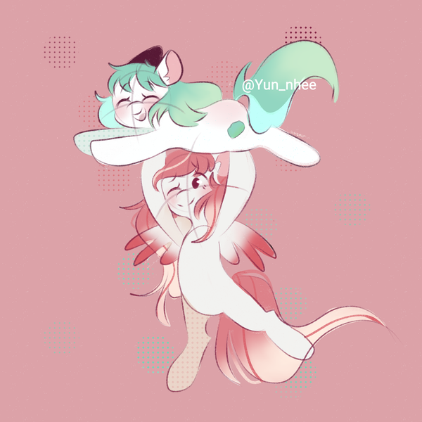 Size: 2000x2000 | Tagged: safe, artist:junne, derpibooru import, oc, oc:gumdrop, oc:making amends, image, png