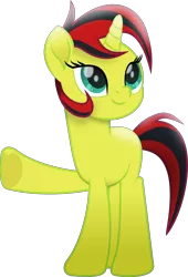 Size: 2746x4042 | Tagged: safe, artist:lincolnbrewsterfan, derpibooru import, oc, oc:candelaria, pony, unicorn, my little pony: the movie, .svg available, female, gift art, happy, heart, heart hoof, horn, image, inkscape, looking up, mare, movie accurate, png, raised hoof, simple background, smiling, tail, teal eyes, transparent background, two toned hair, two toned mane, two toned tail, unicorn oc, vector