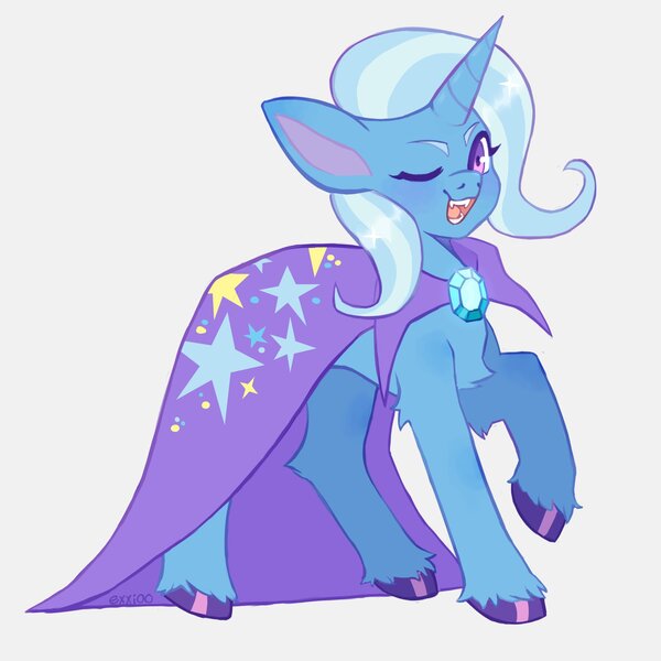 Size: 2200x2200 | Tagged: safe, artist:exxi00, derpibooru import, trixie, pony, unicorn, image, jpeg, solo