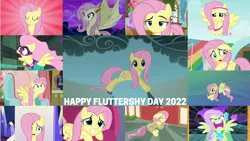 Size: 1280x720 | Tagged: safe, derpibooru import, edit, edited screencap, editor:quoterific, screencap, fluttershy, saddle rager, bat pony, pegasus, pony, a hearth's warming tail, all bottled up, discordant harmony, do princesses dream of magic sheep, dragonshy, fame and misfortune, flutter brutter, hurricane fluttershy, party pooped, power ponies (episode), season 1, season 2, season 4, season 5, season 6, season 7, season 9, she's all yak, sweet and smoky, the best night ever, spoiler:s09, 2022, :o, bat ponified, best friends until the end of time, blushing, clothes, cute, dress, eyes closed, female, floppy ears, flutterbat, fluttershy day, flying, gala dress, grin, image, mare, open mouth, open smile, png, power ponies, race swap, school of friendship, shyabetes, smiling, solo, spread wings, text, twilight's castle, wings, wristband, you're going to love me